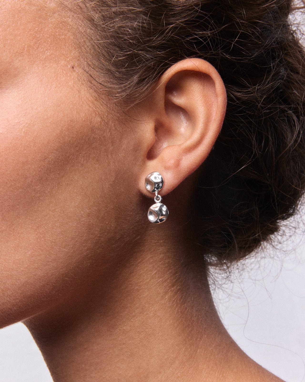 【HYERES LOR】25SS★ Nova Silver One Touch Earrings Nova Drop Earrings – Mara Paris