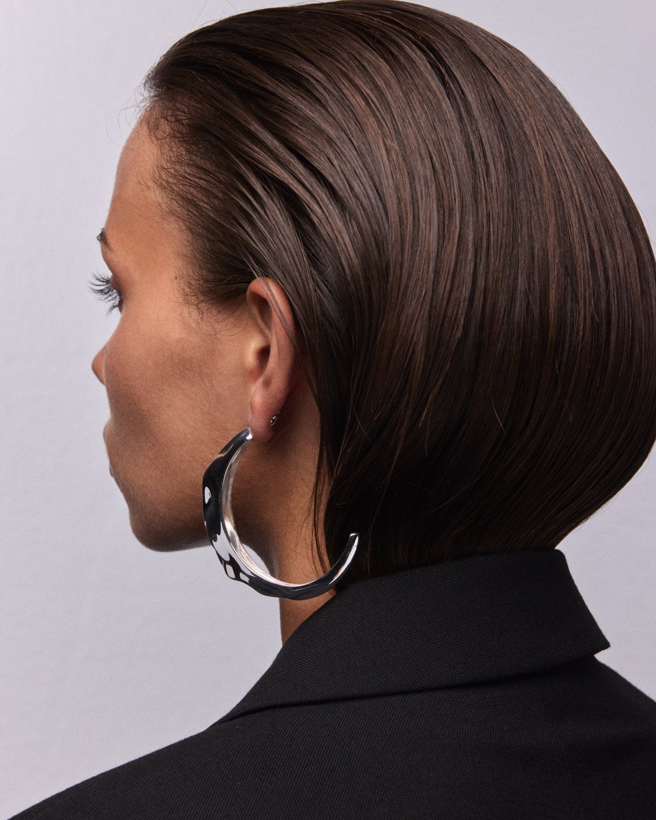 Cosmic Large Hoops Earrings – Mara Paris