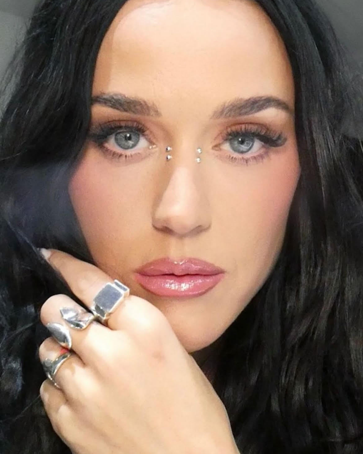 Katy Perry is wearing Great Figure Bold Ring, Future Legend Ring to Coachella