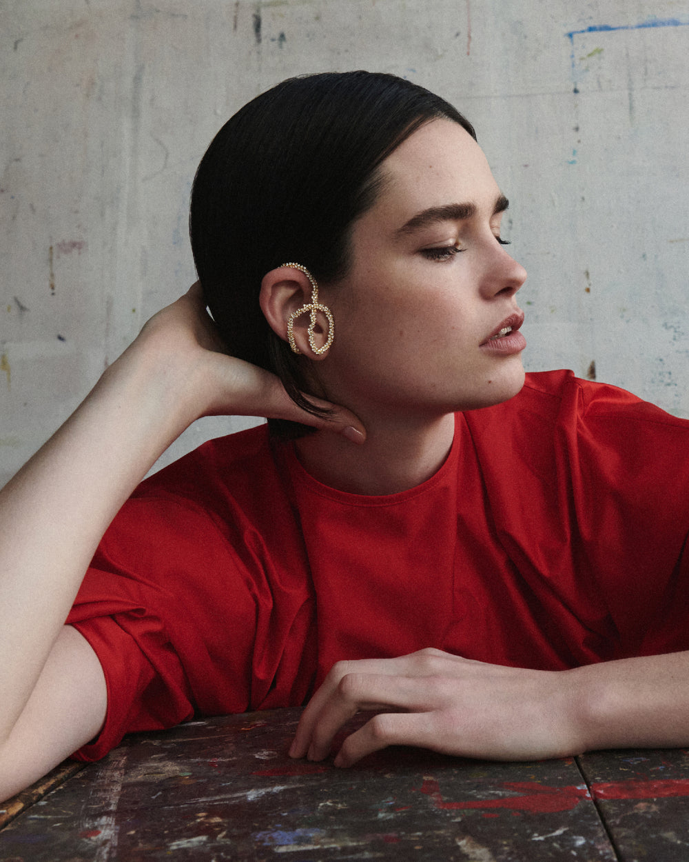 Aino Earrings in 18K Solid Gold