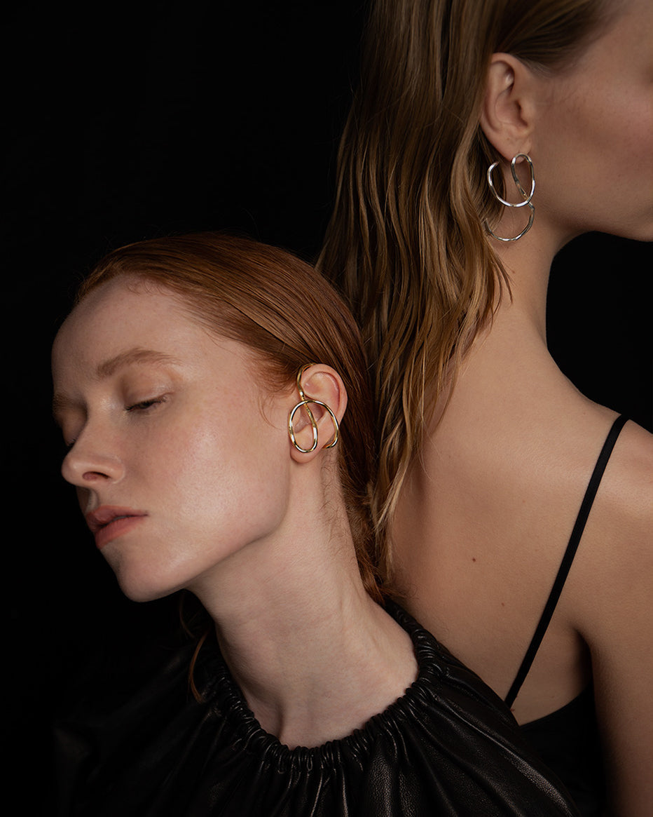 【HYERES LOR】24SS★ SL (W) Tennis One Touch Earrings M Aino Earrings – Mara Paris