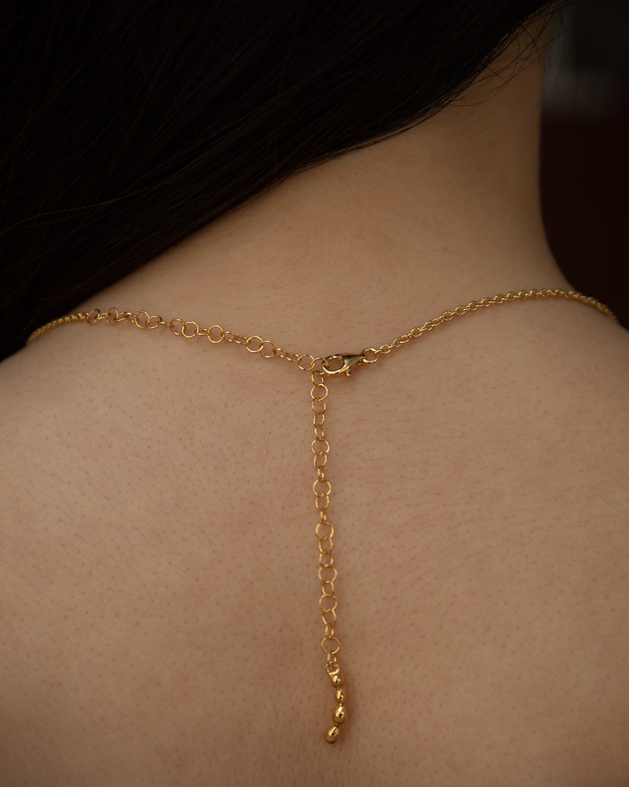 Sense Pendant Necklace In Gold Vermeil