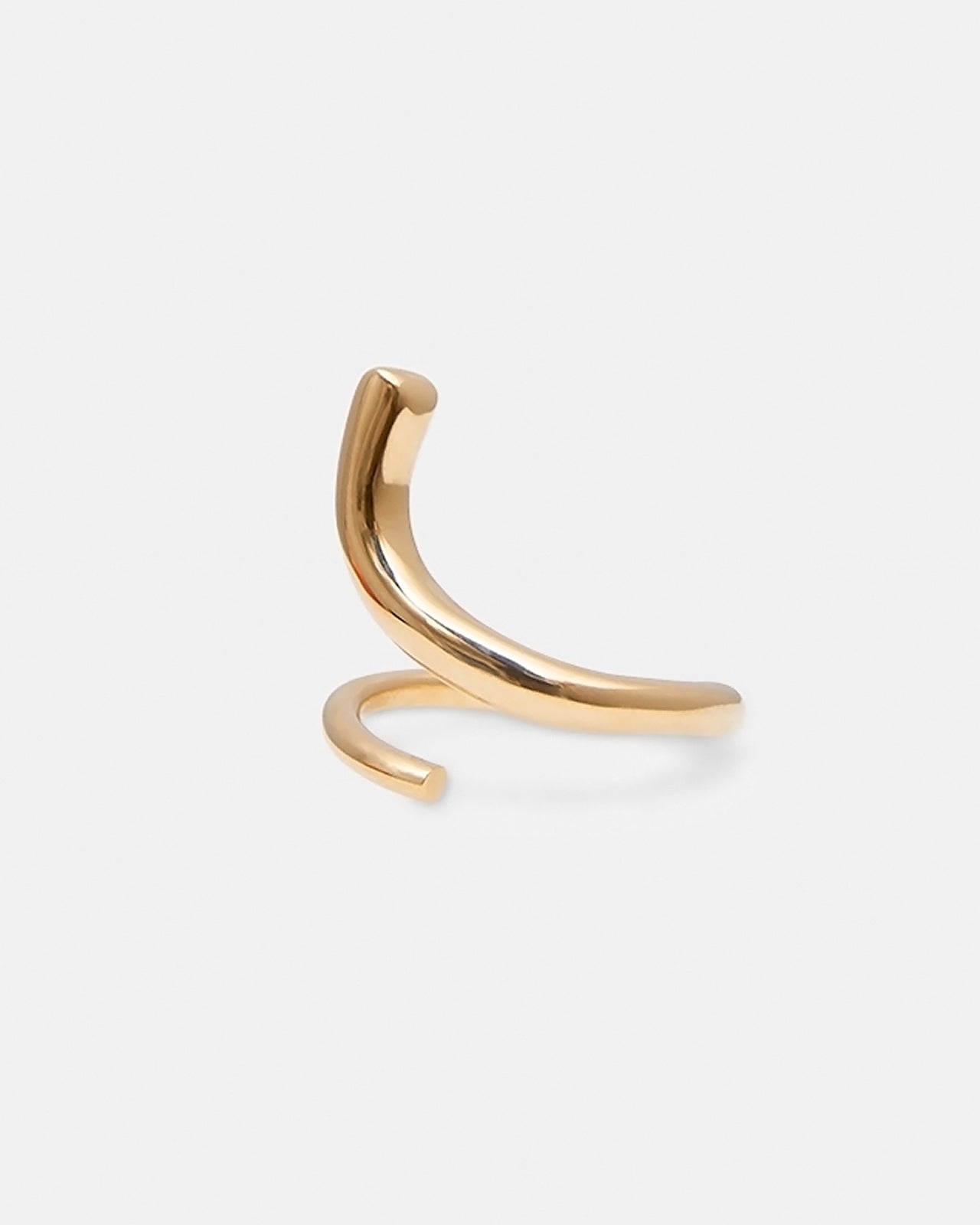 S Ring In Gold Vermeil