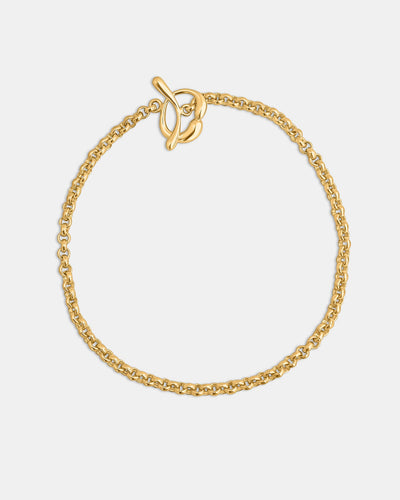 Collier Hope fermoir toggle en vermeil