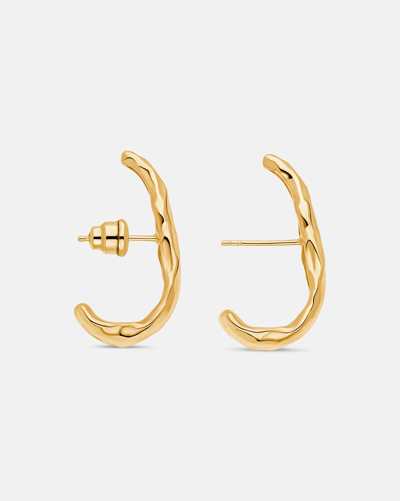 Celestial Medium Earrings In Gold Vermeil