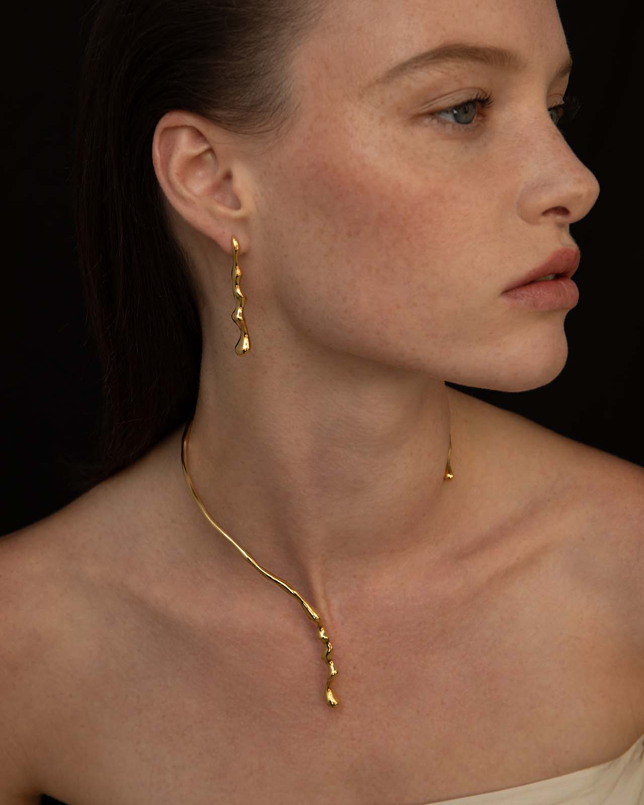 Poem Necklace In Gold Vermeil