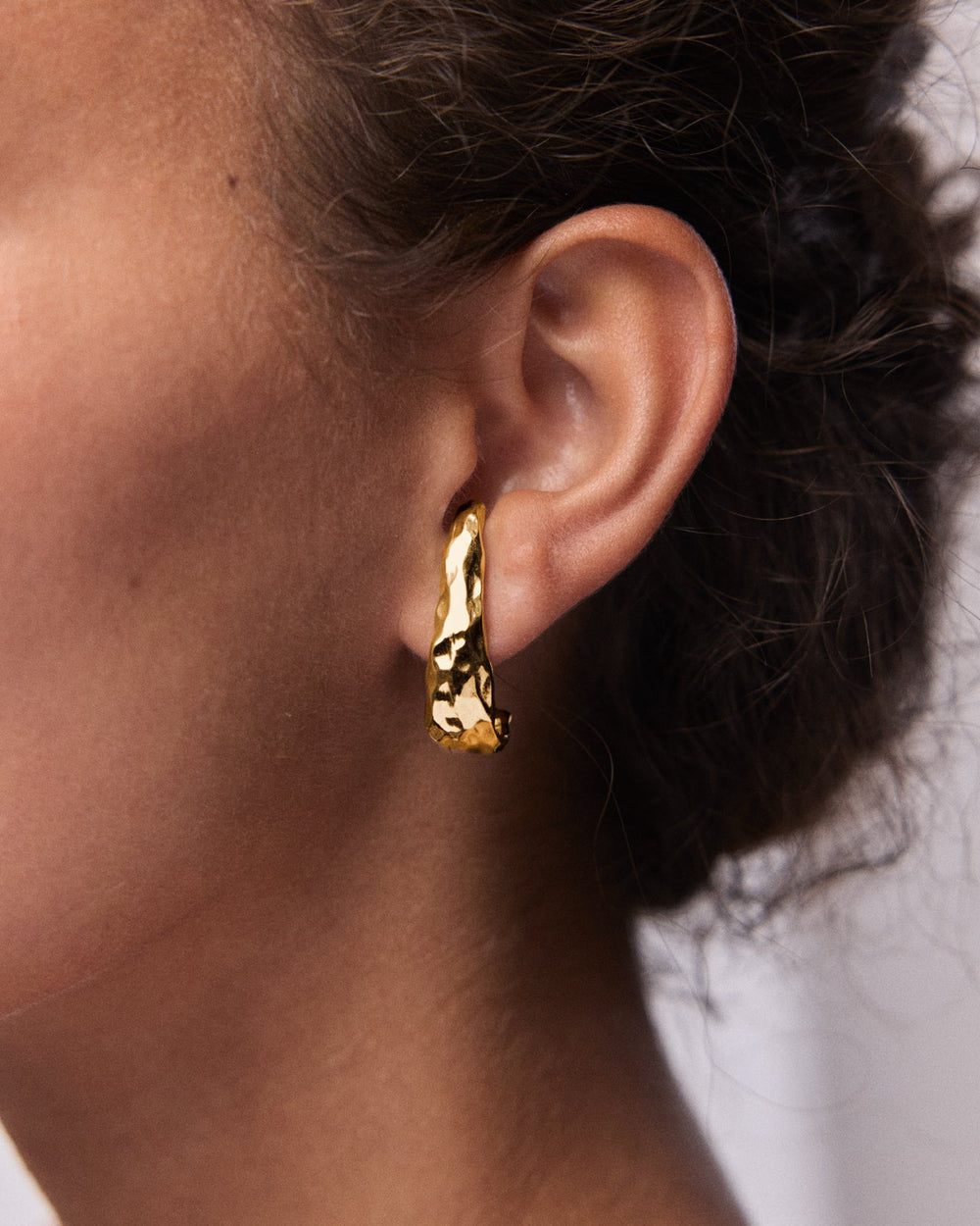 Celestial Medium Earrings In Gold Vermeil