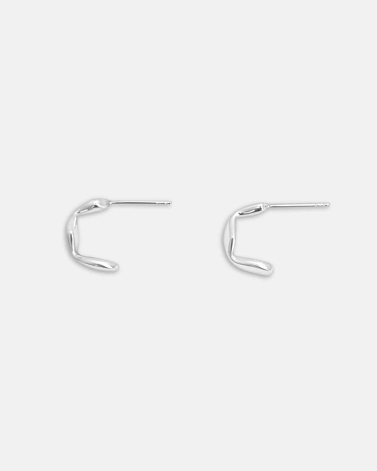 Flux Open Hoop Earrings