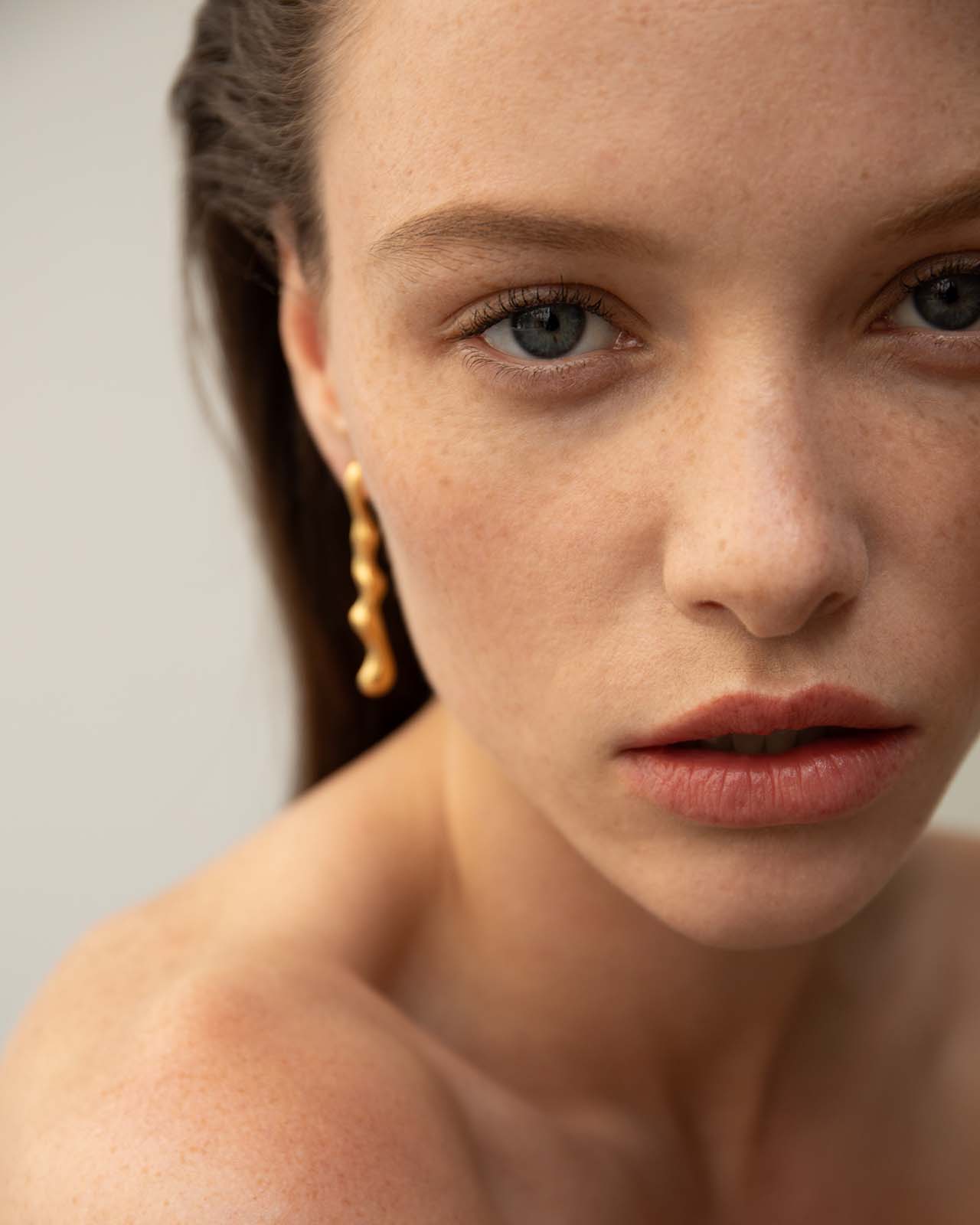 Poem Twin Earrings In Gold Vermeil