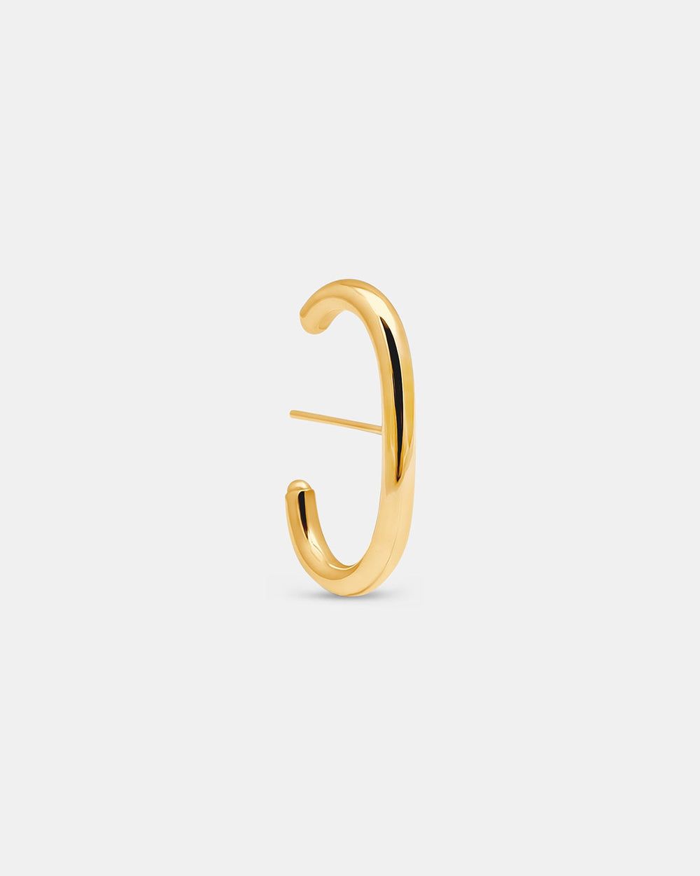 Pendientes Minimalist Huggie en vermeil
