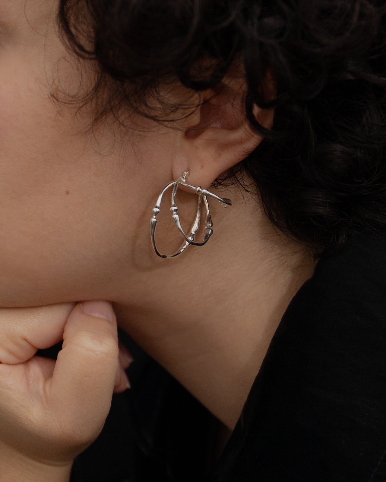 Hope Triple Hoop Earrings