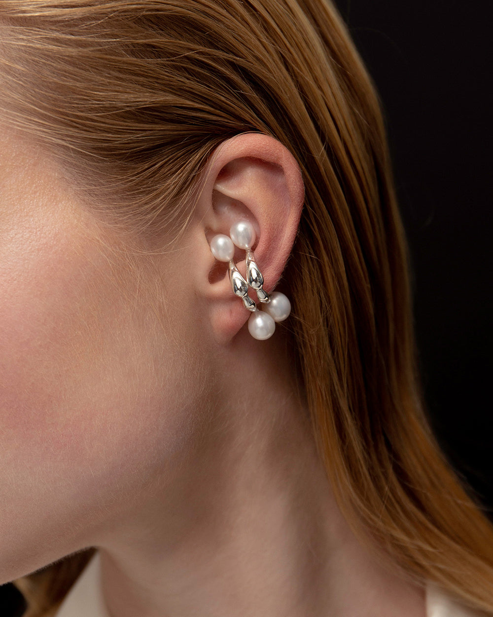 Ear-cuff Hope perles