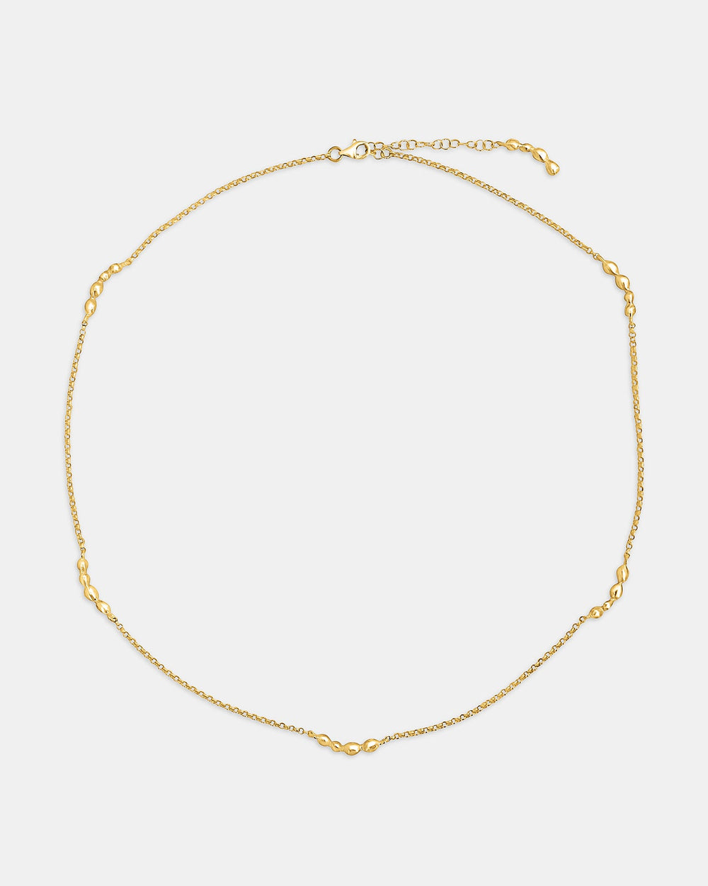 Memories Chain Necklace In Gold Vermeil