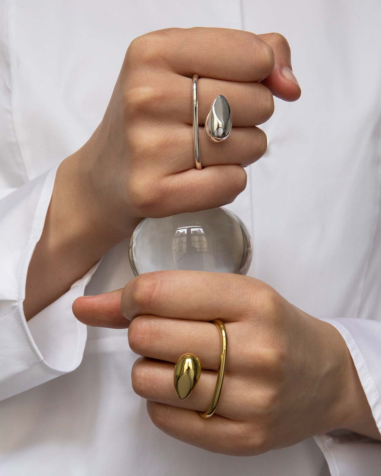 Sense Ring In Gold Vermeil