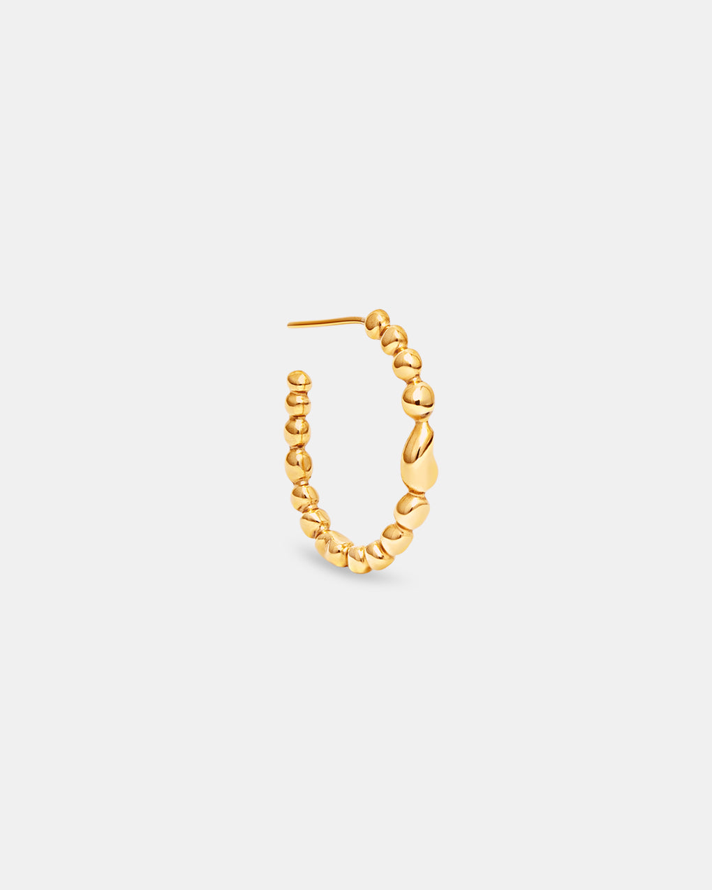 Memories Hoop Earrings In Gold Vermeil