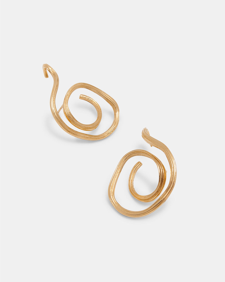 Eli Earrings In Gold Vermeil