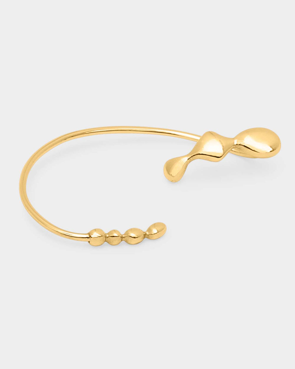 Flux Ear Cuff In Gold Vermeil