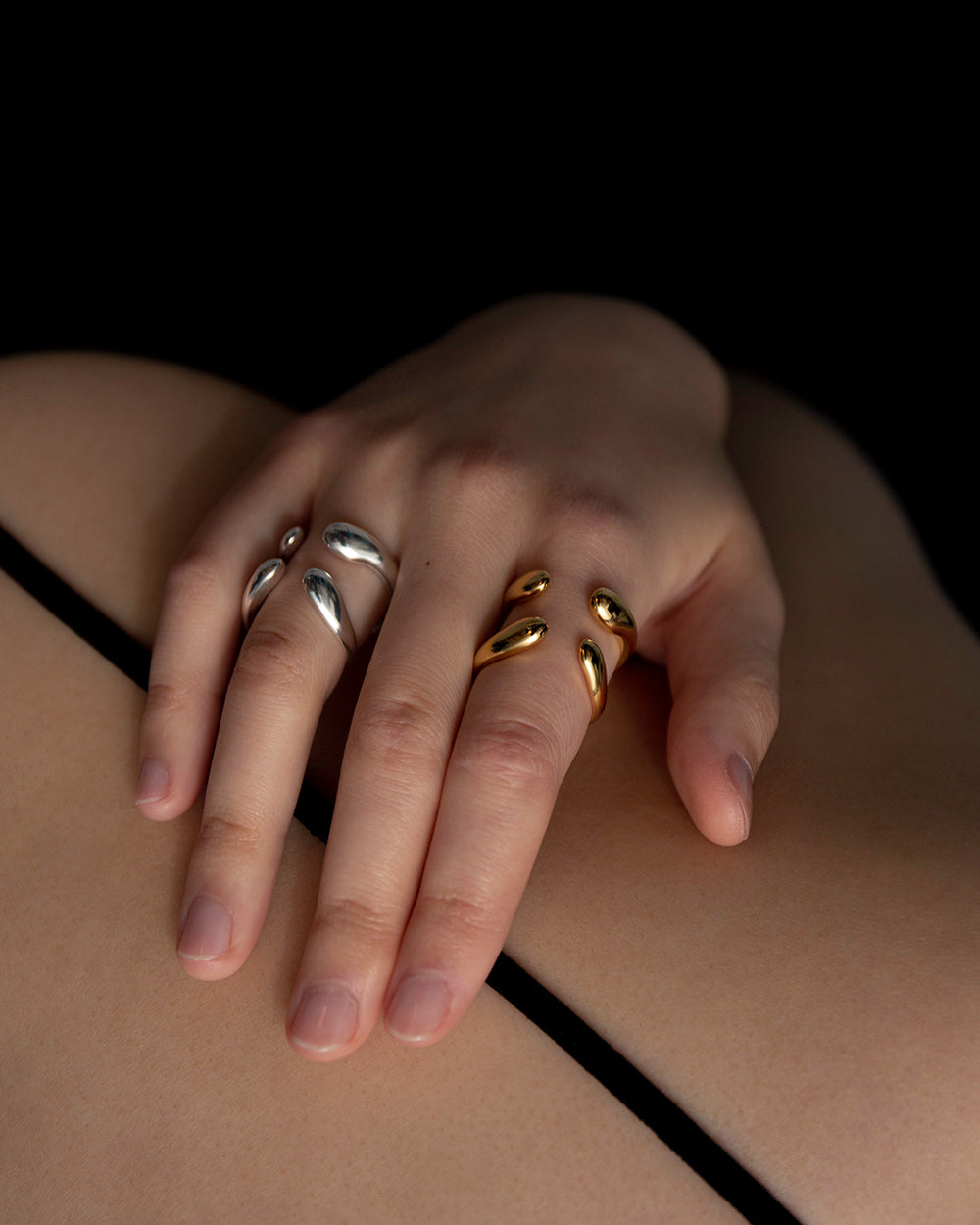 Anillo Hope Double en vermeil