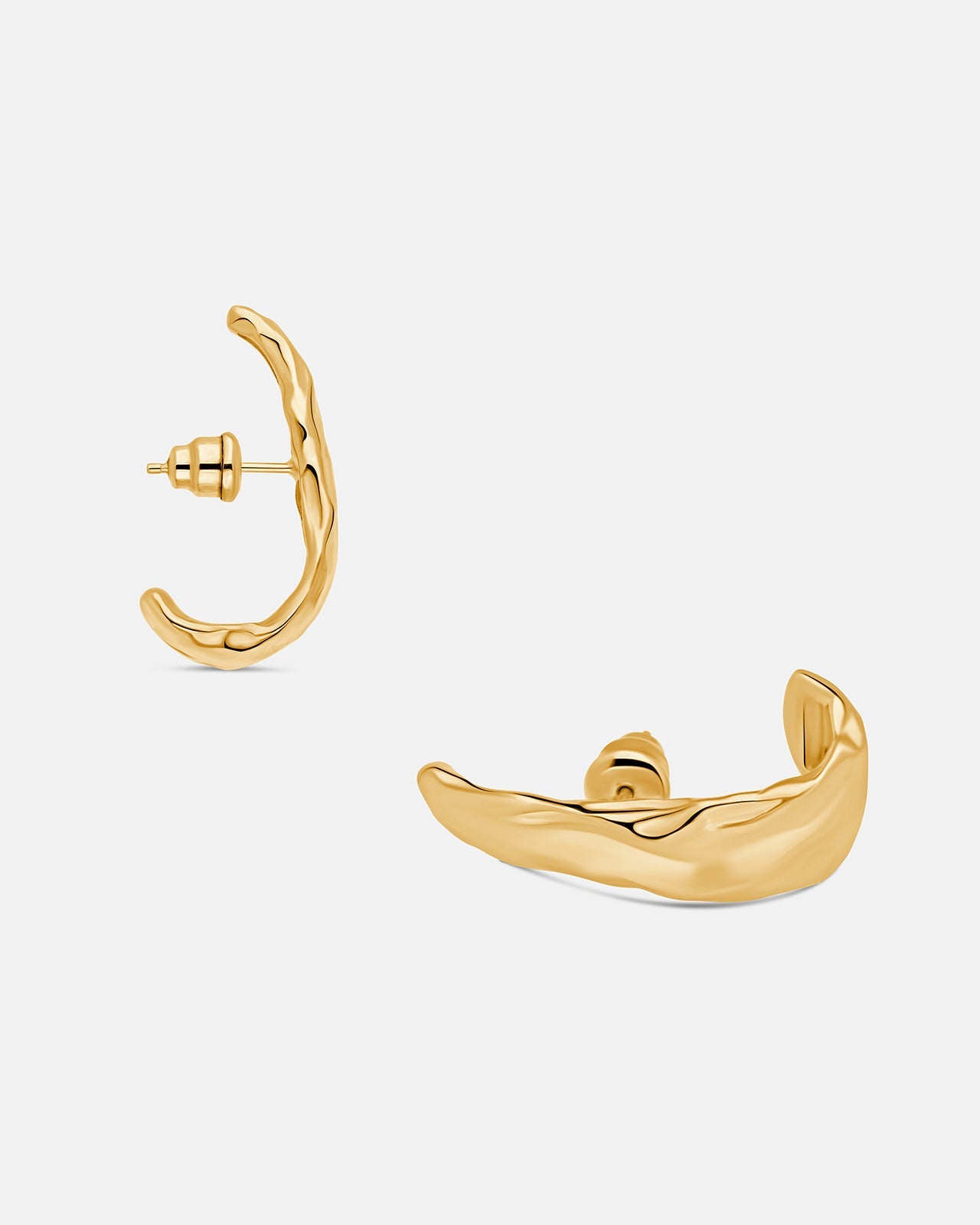 Celestial Medium Earrings In Gold Vermeil