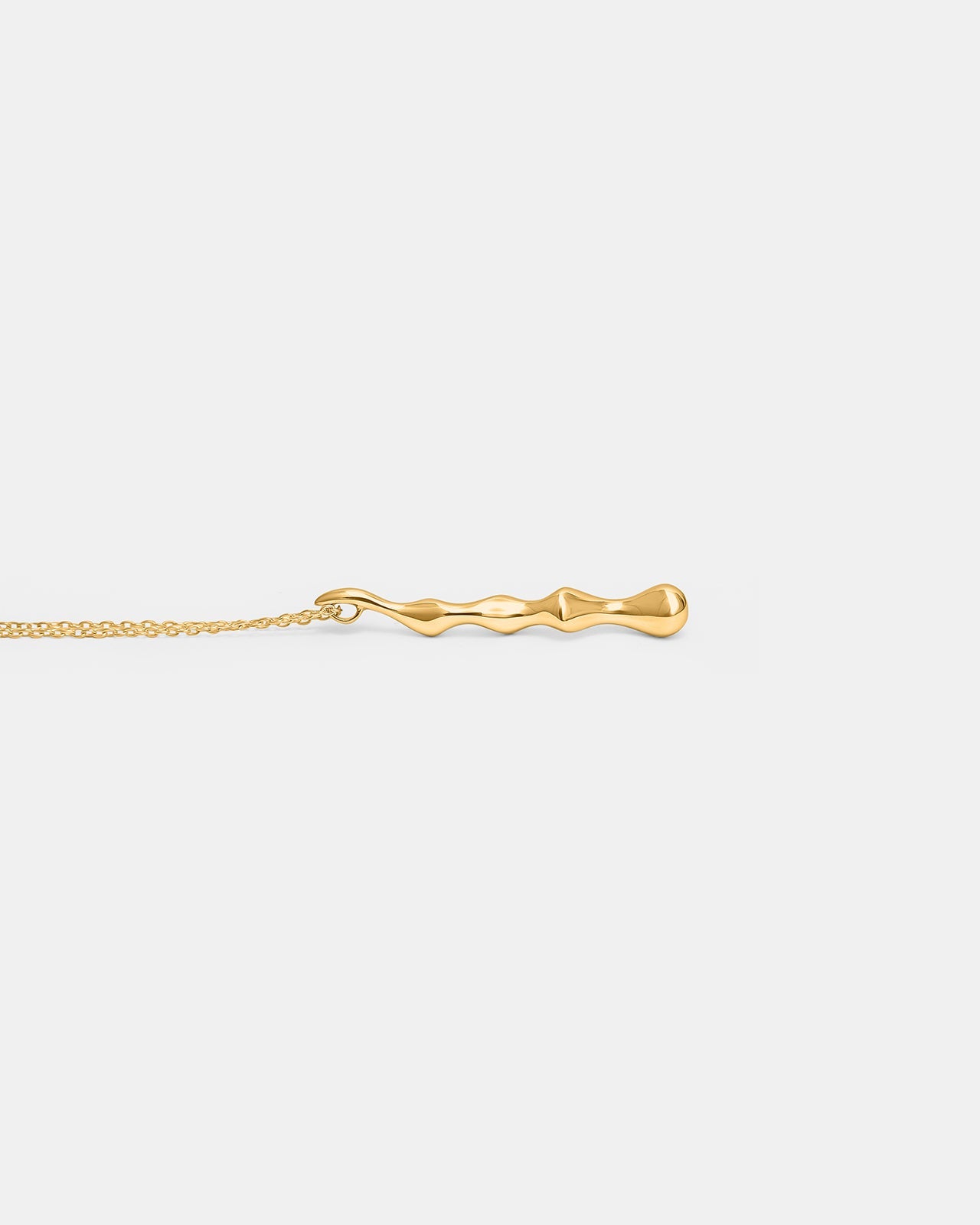 Poem Pendant Necklace In Gold Vermeil