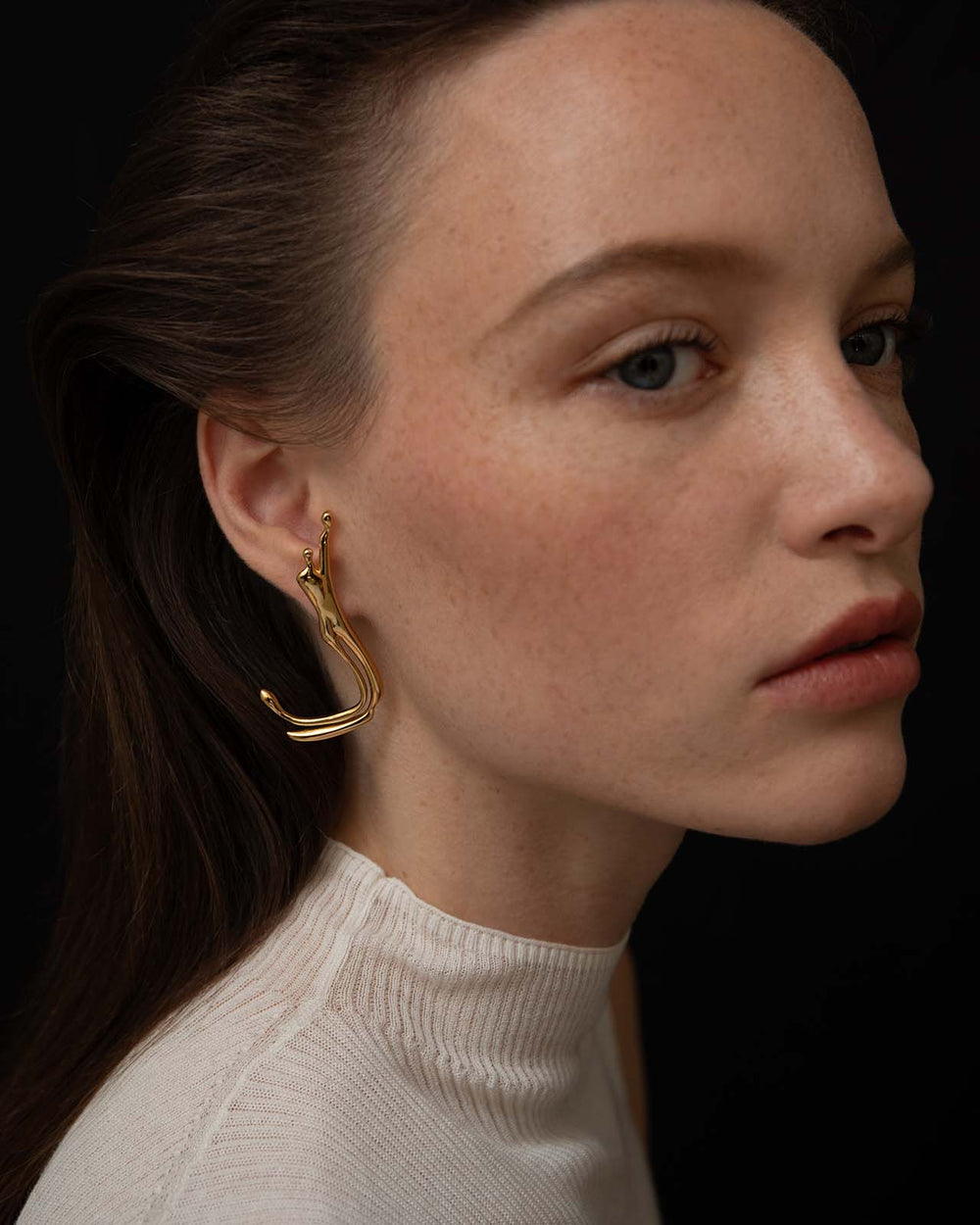 Amour Earrings In Gold Vermeil