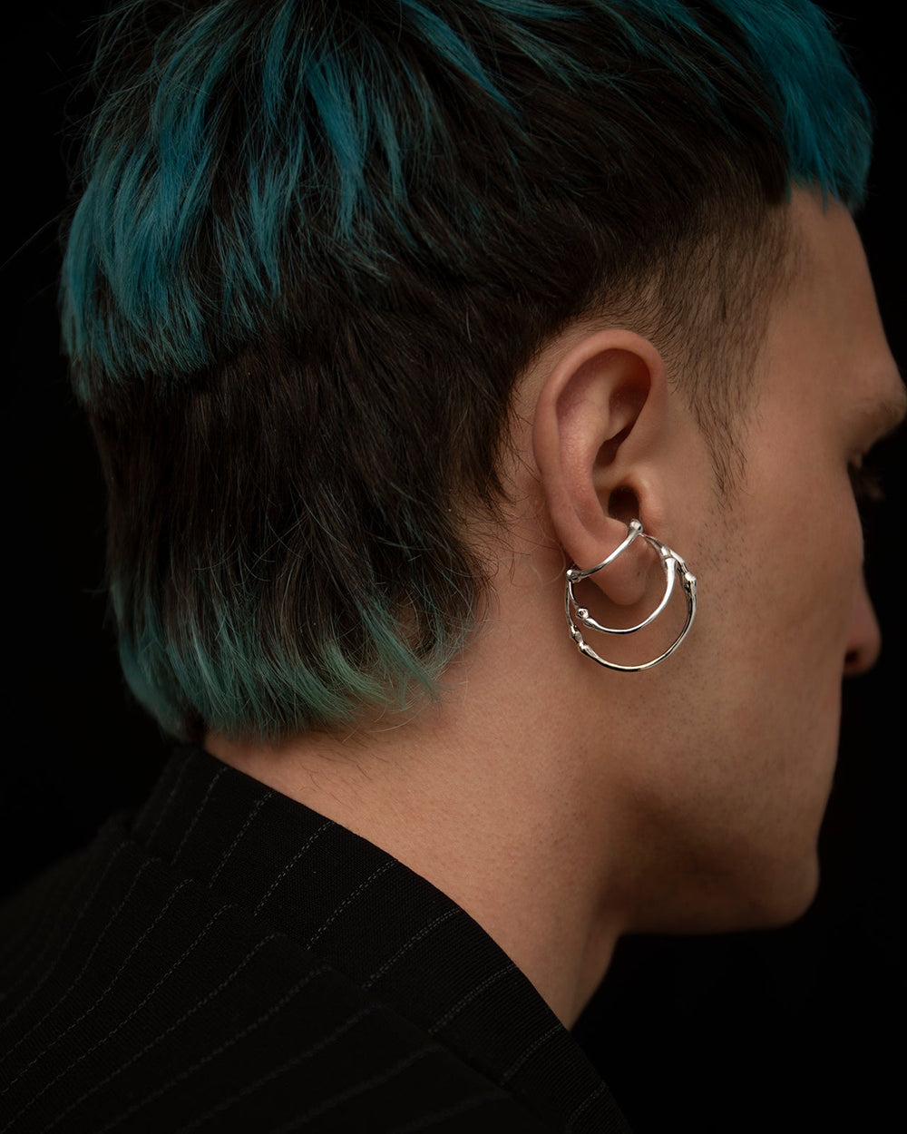 Hope Triple Hoop Ear Cuff