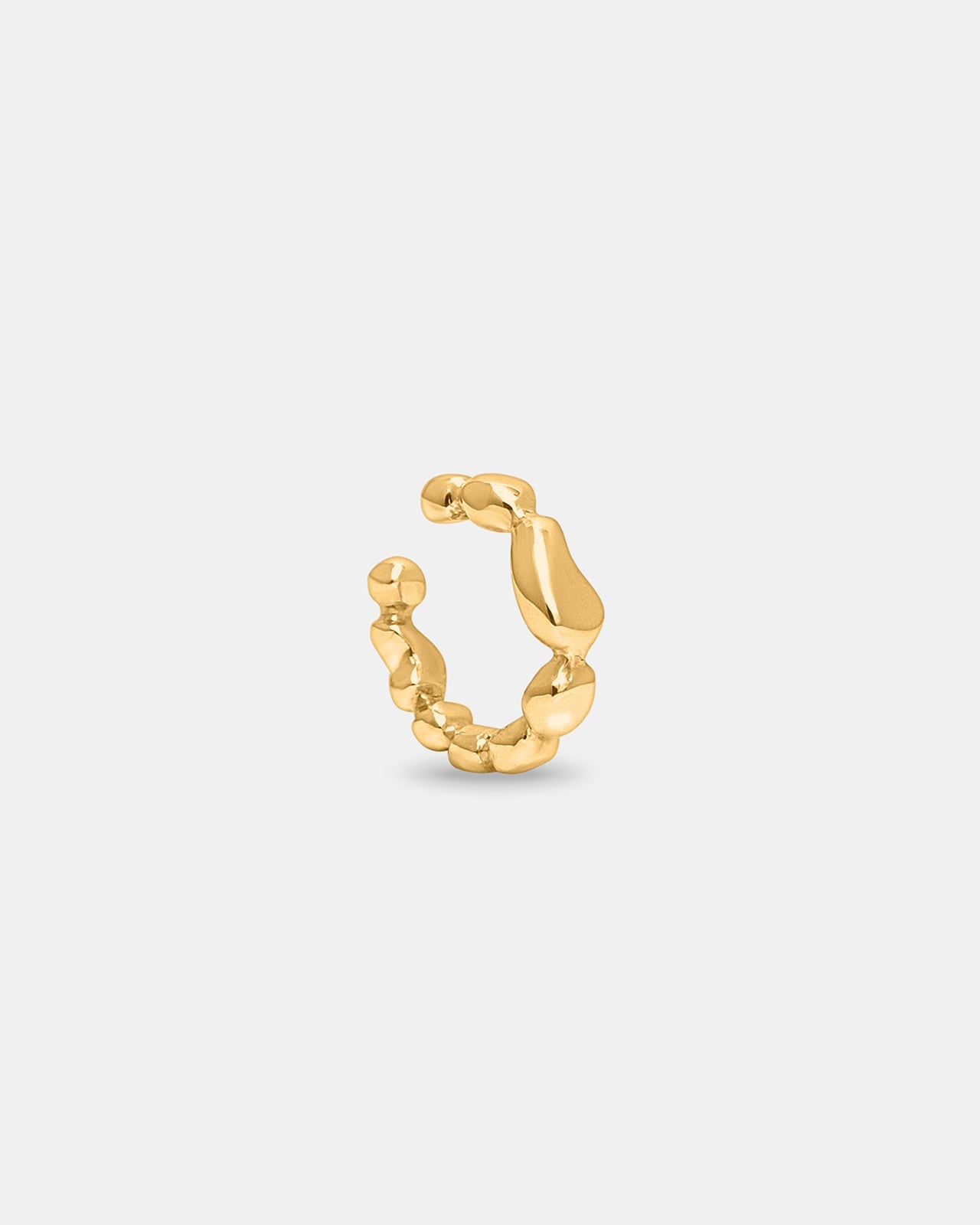 Memories Mini Hoop Ear Cuff In Gold Vermeil