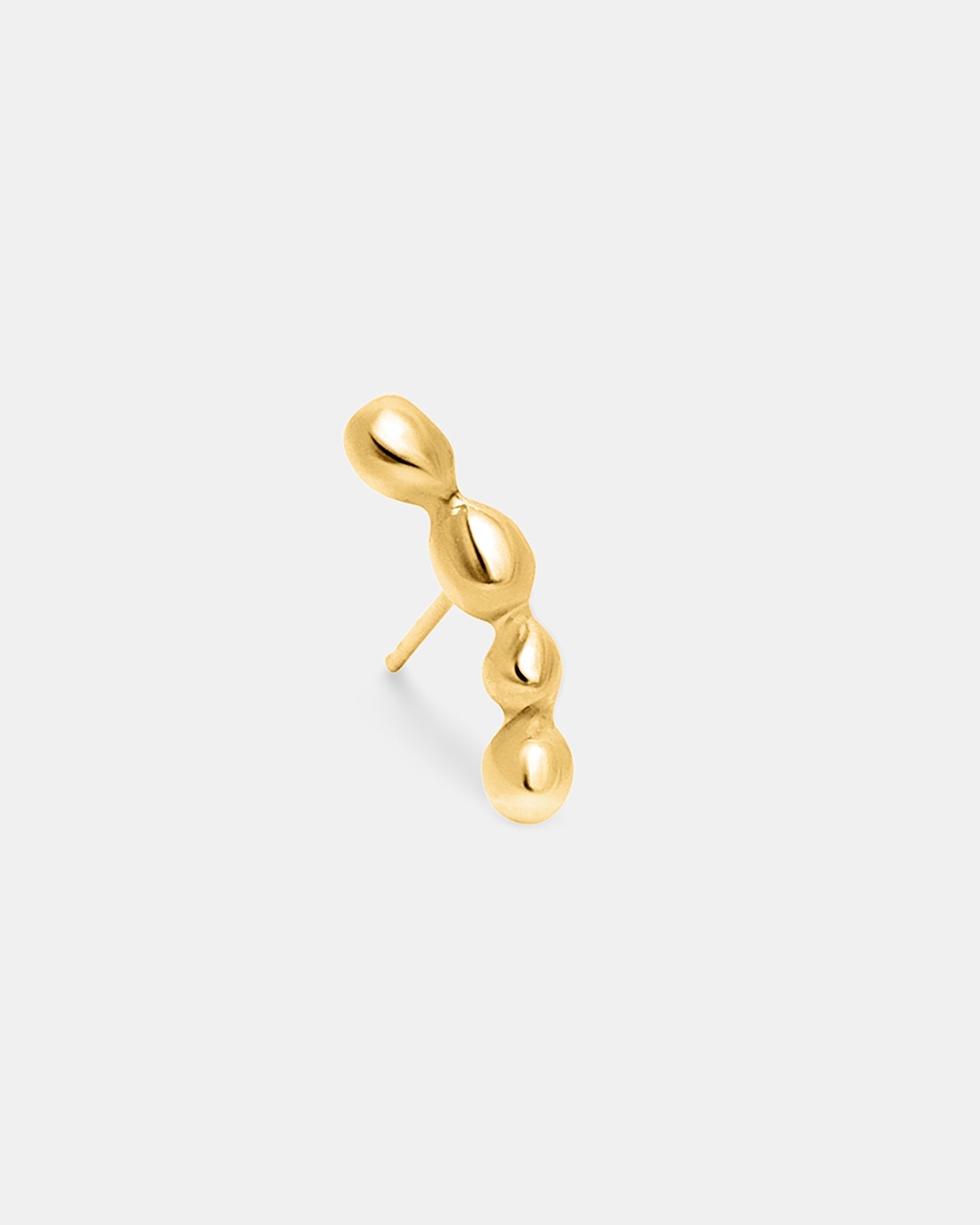 Memories Stud Earrings In Gold Vermeil