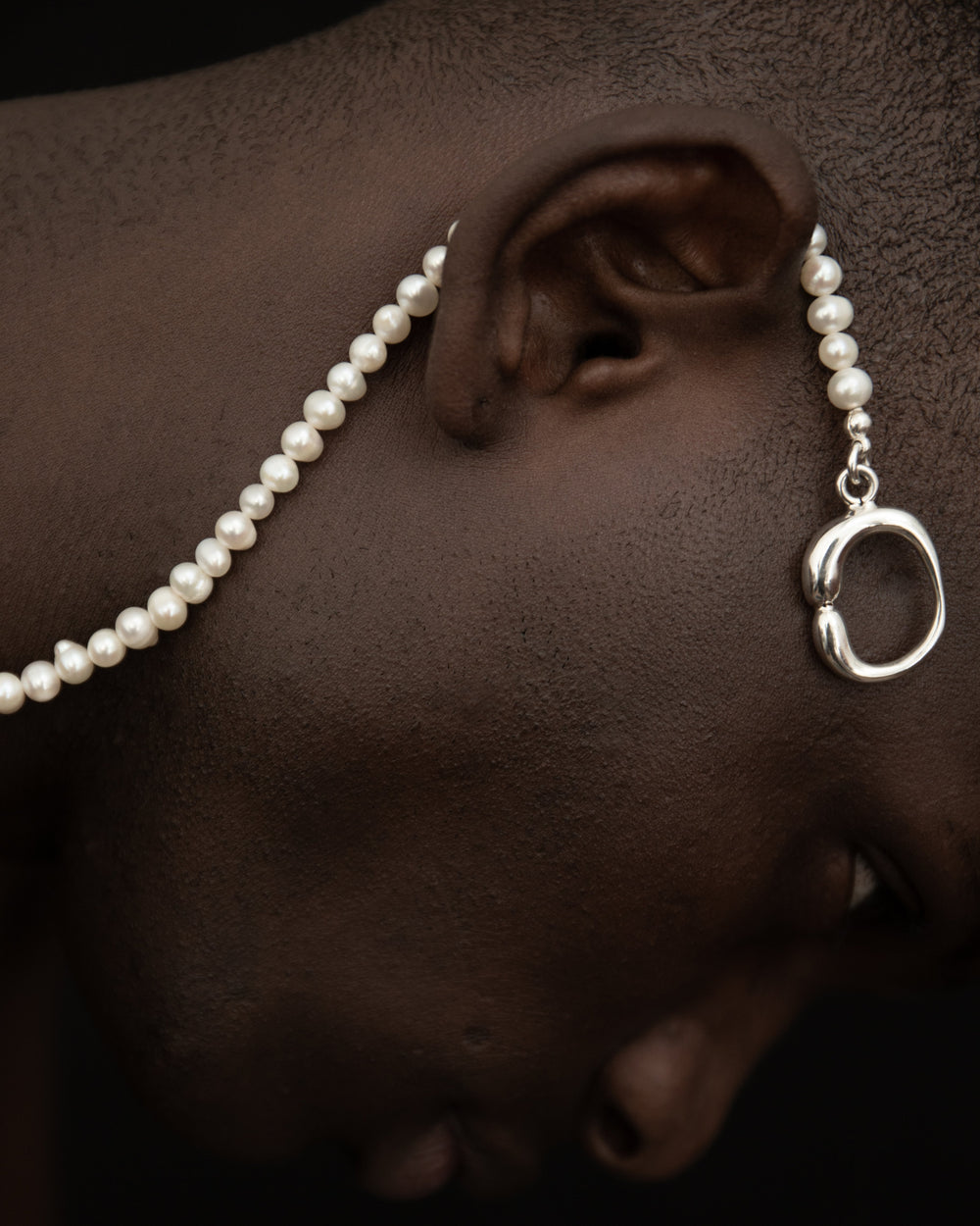 Collar Hope de perlas blancas
