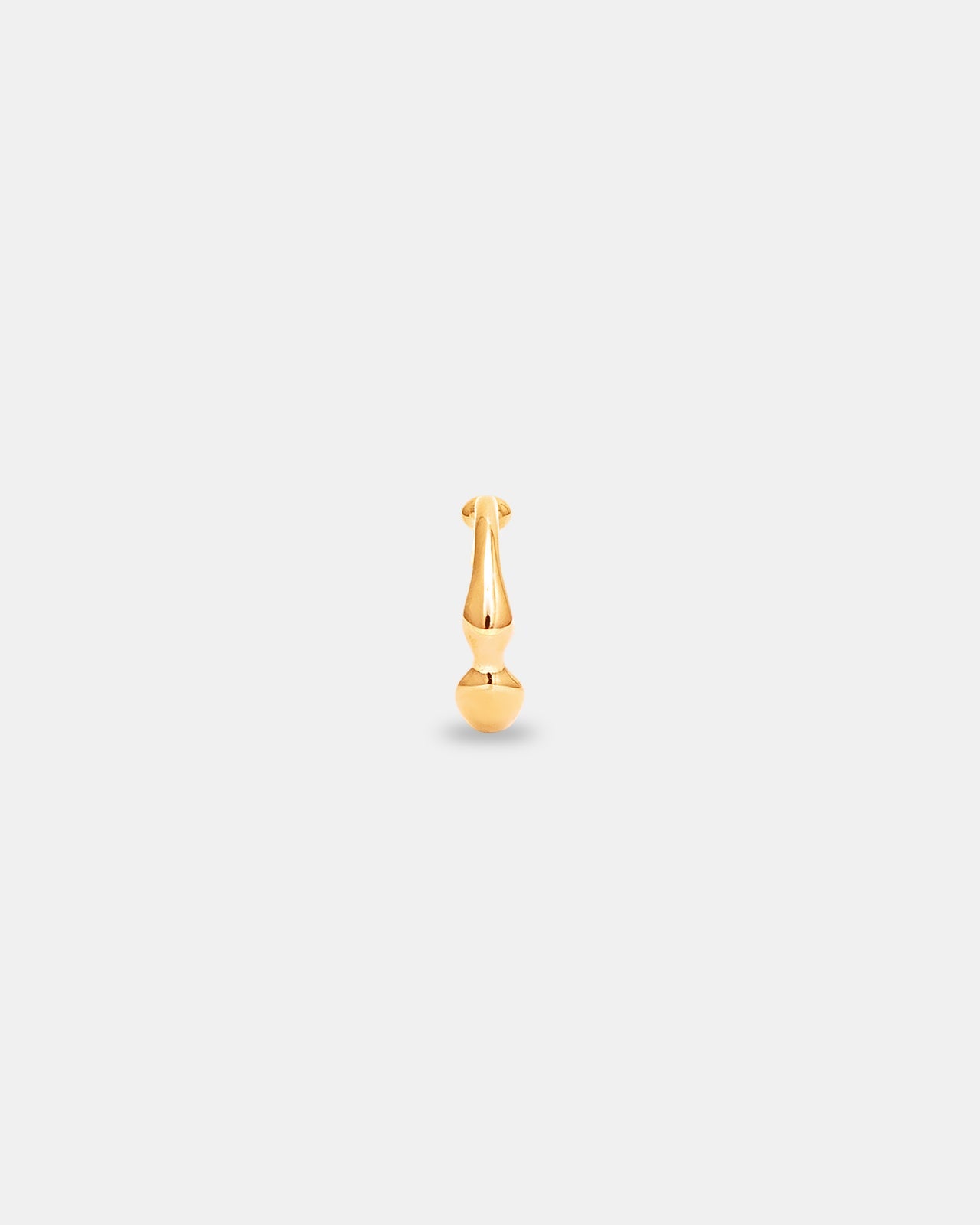 Hope Hoop Earrings In Gold Vermeil