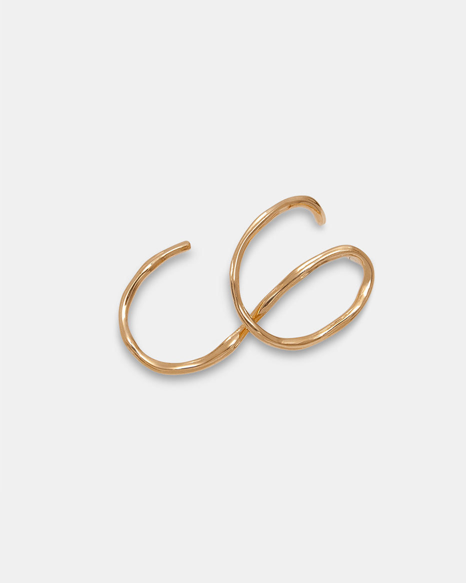 Pendientes Aino en vermeil