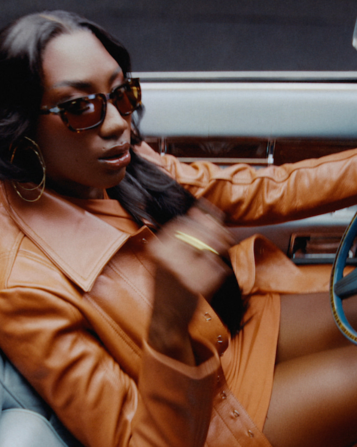 Aya Nakamura is wearing Hope Double Hoop Earrings, Sense Ring, Dream Rings and Flux Handlet