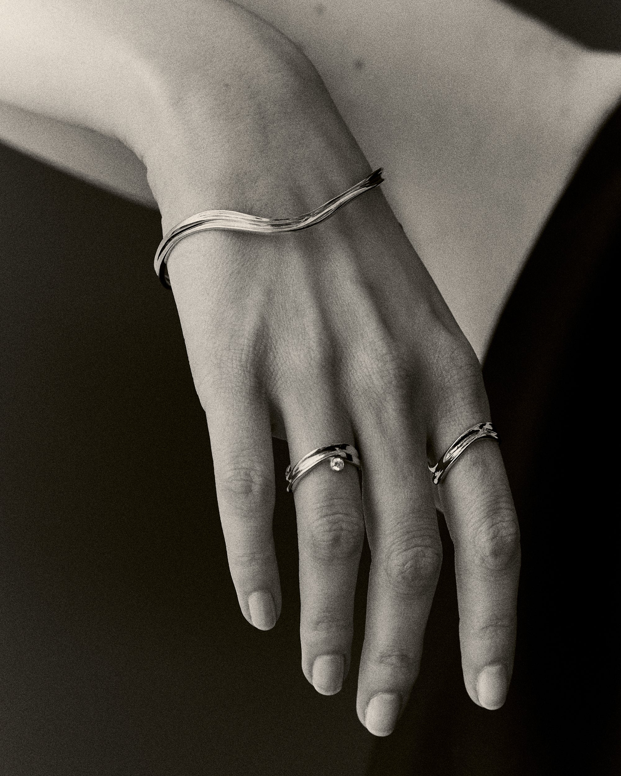 Bague Flow Solitaire en diamant