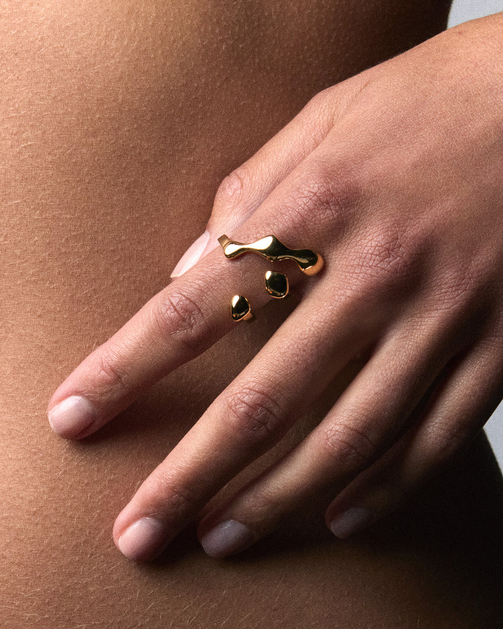 Anillo Flux en vermeil