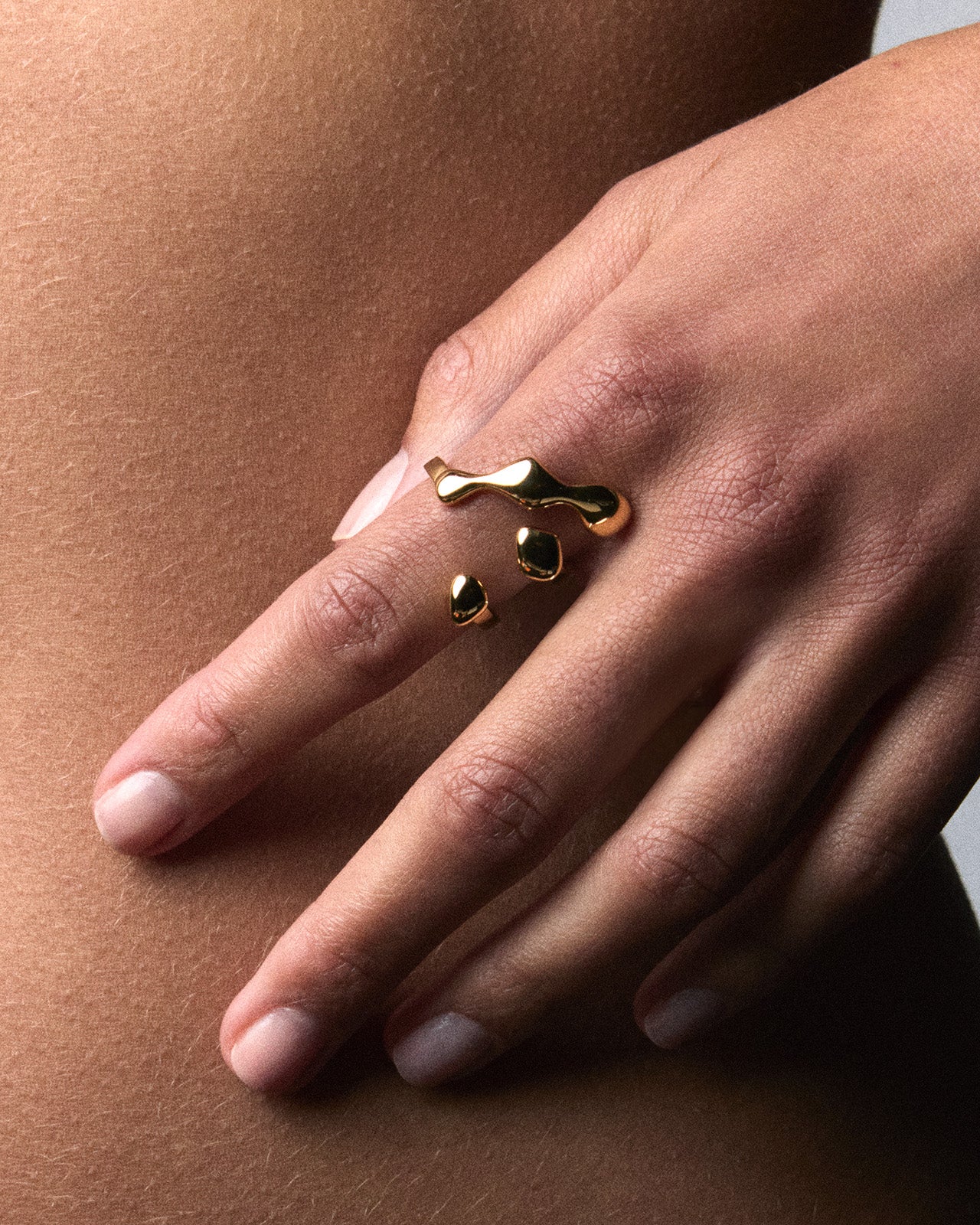 Flux Ring in Gold Vermeil