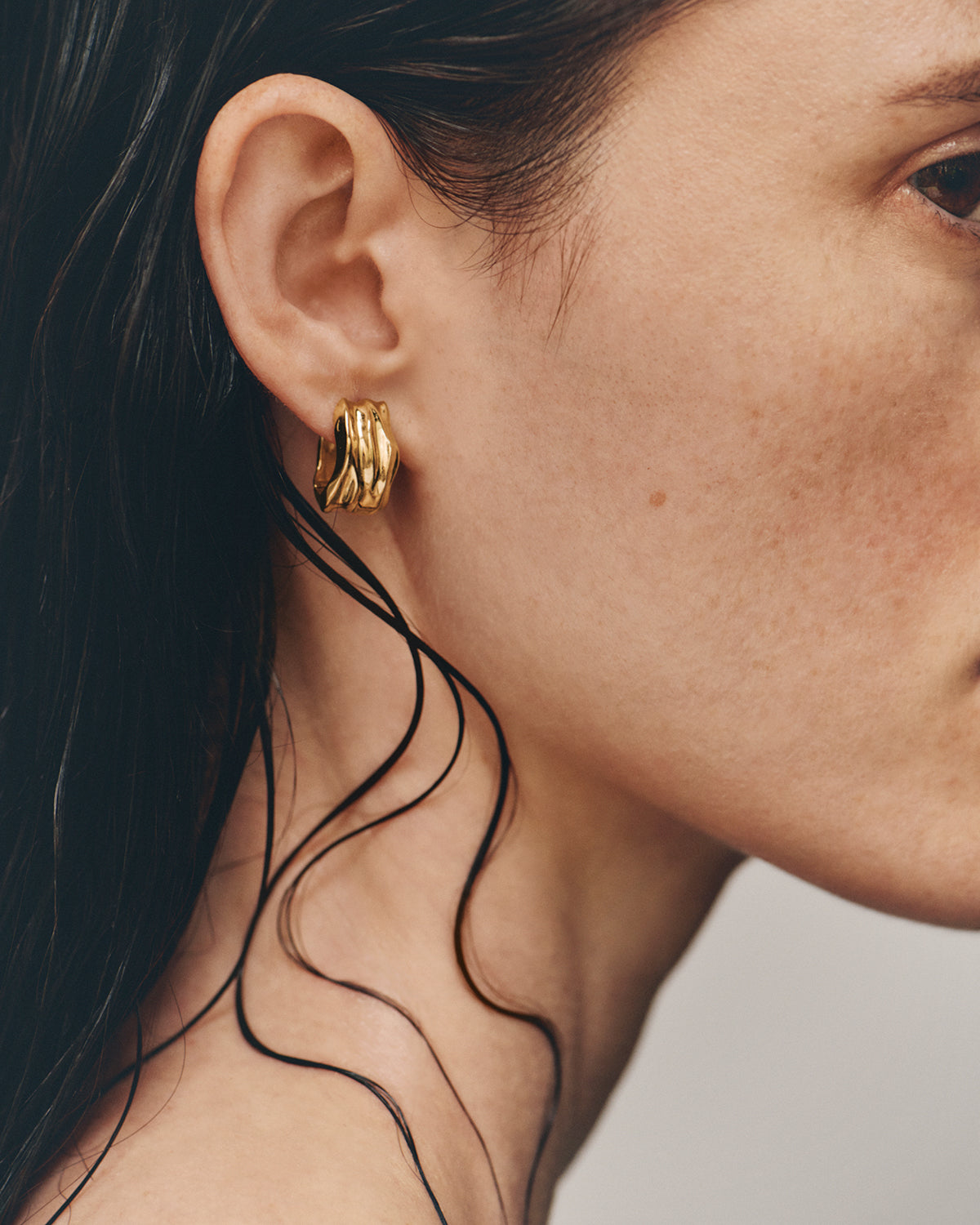 Aurora Hoops in Gold Vermeil