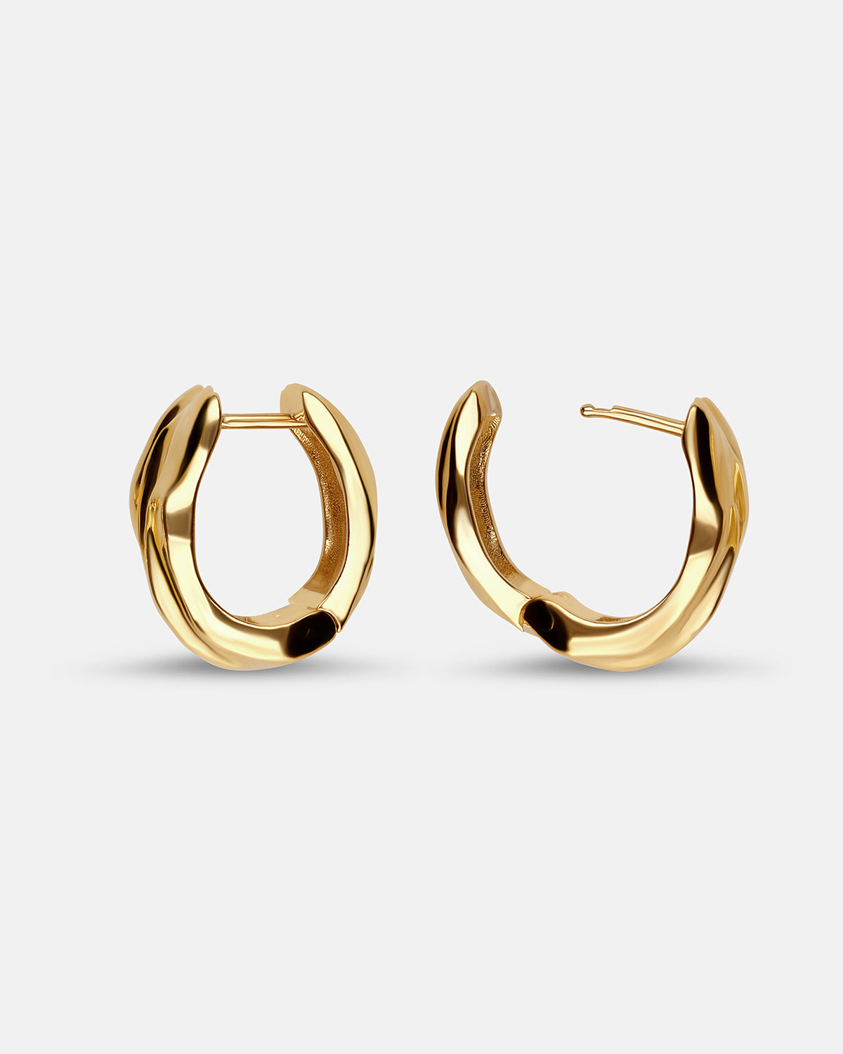 Aurora Hoops in Gold Vermeil