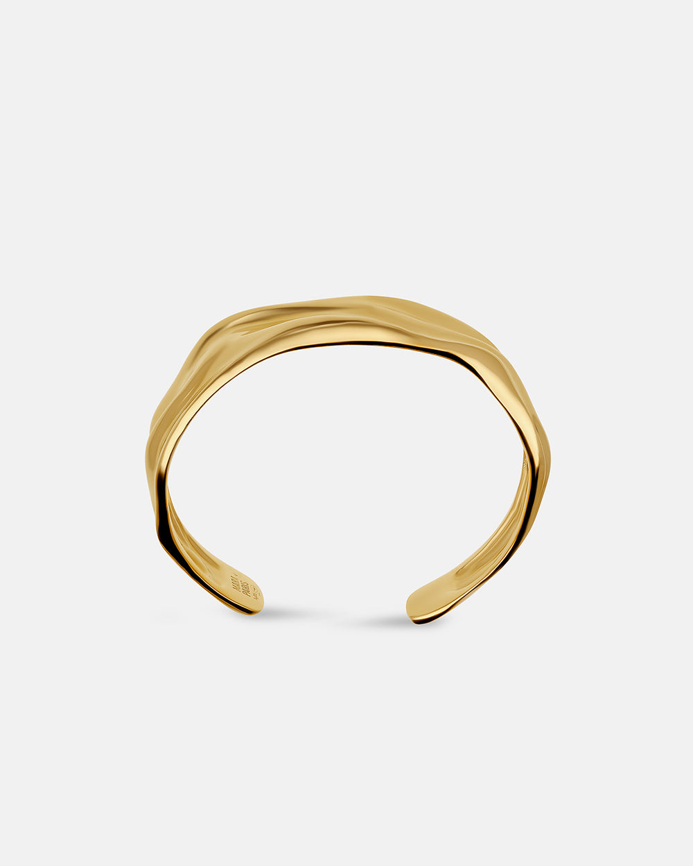 Aurora Slim Cuff Bracelet in Gold Vermeil (55mm)
