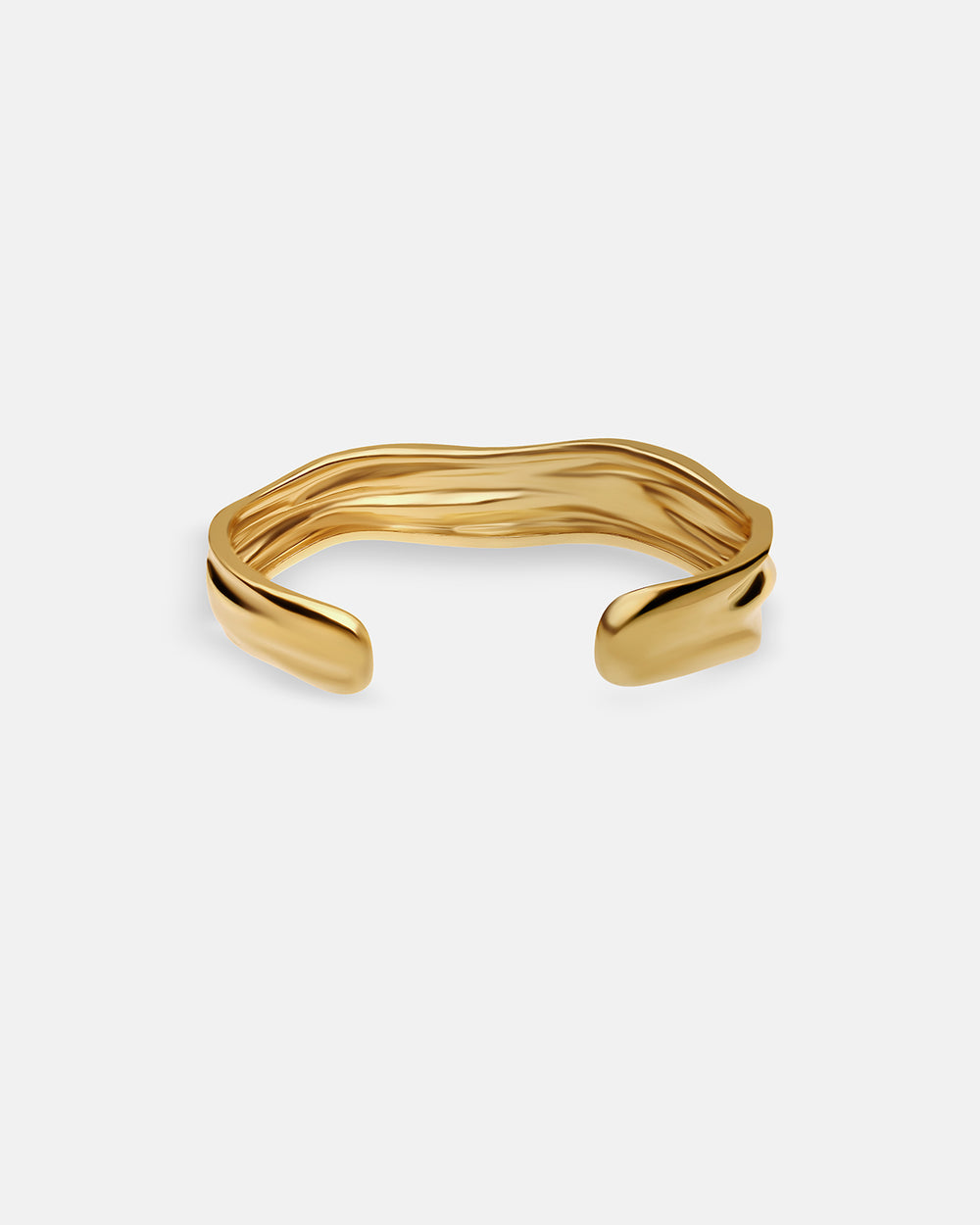 Aurora Slim Cuff Bracelet in Gold Vermeil (55mm)