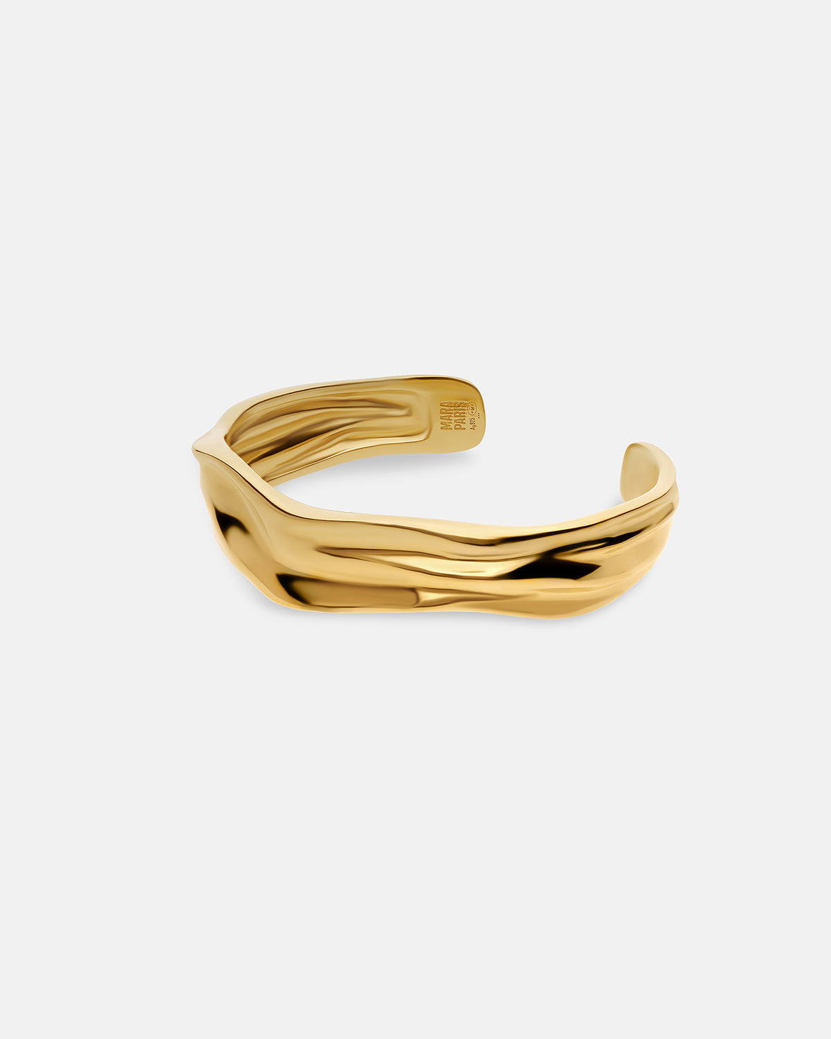 Aurora Slim Cuff Bracelet in Gold Vermeil