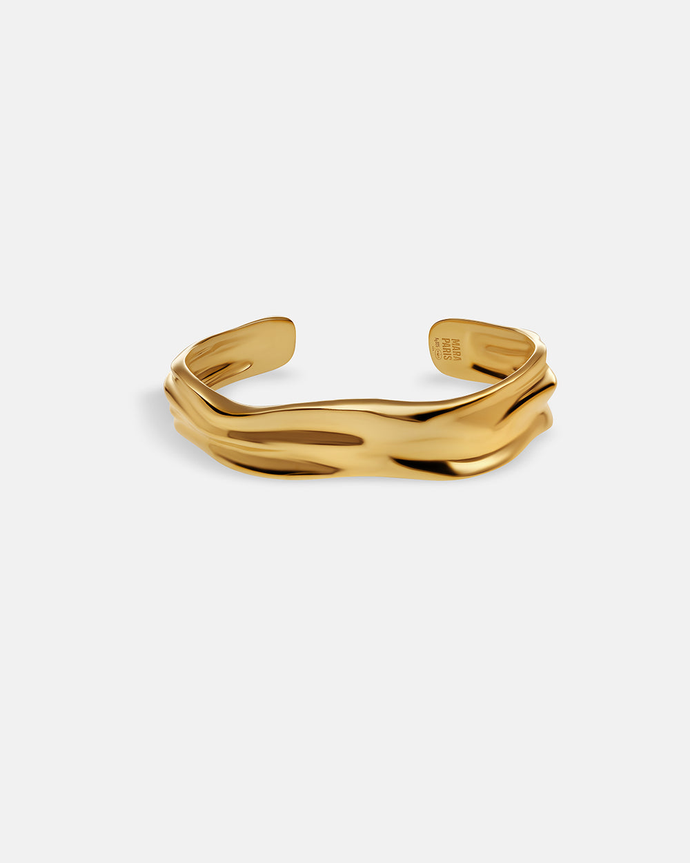 Aurora Slim Cuff Bracelet in Gold Vermeil
