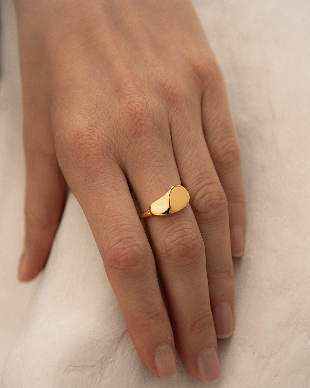 Pedra Petit Ring in Gold Vermeil