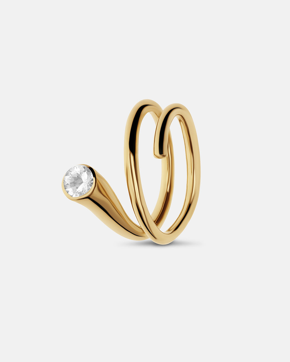 Bague Solitaire Vera en or 18 carats et diamant