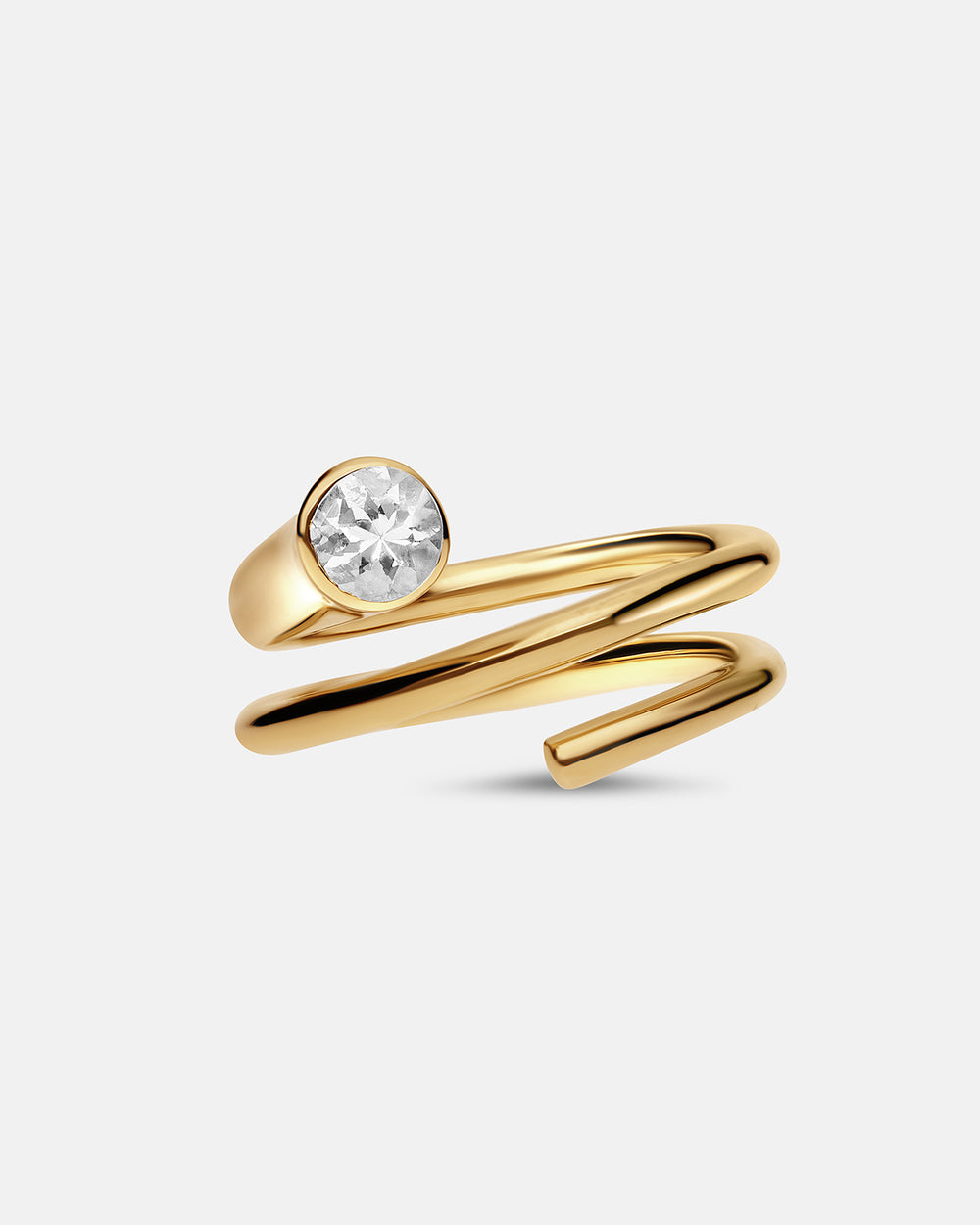 Bague Solitaire Vera en or 18 carats et diamant