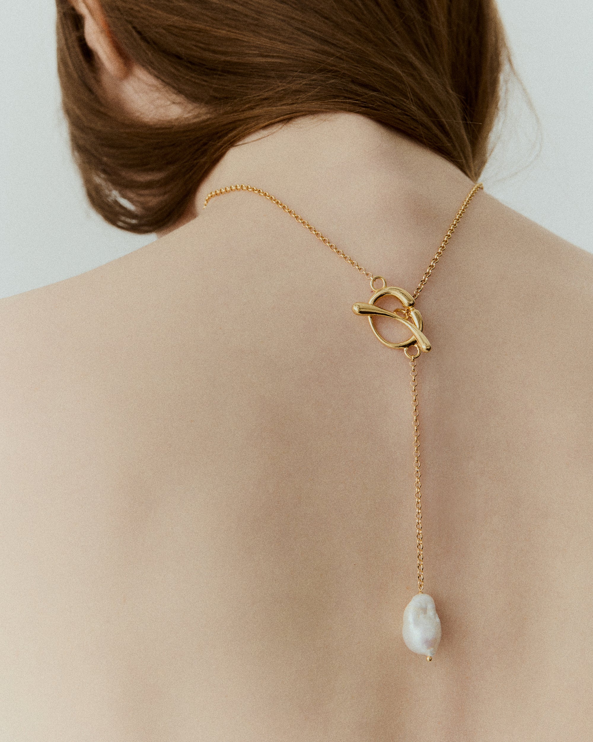 Collier Talisman Chaîne Toggle en vermeil