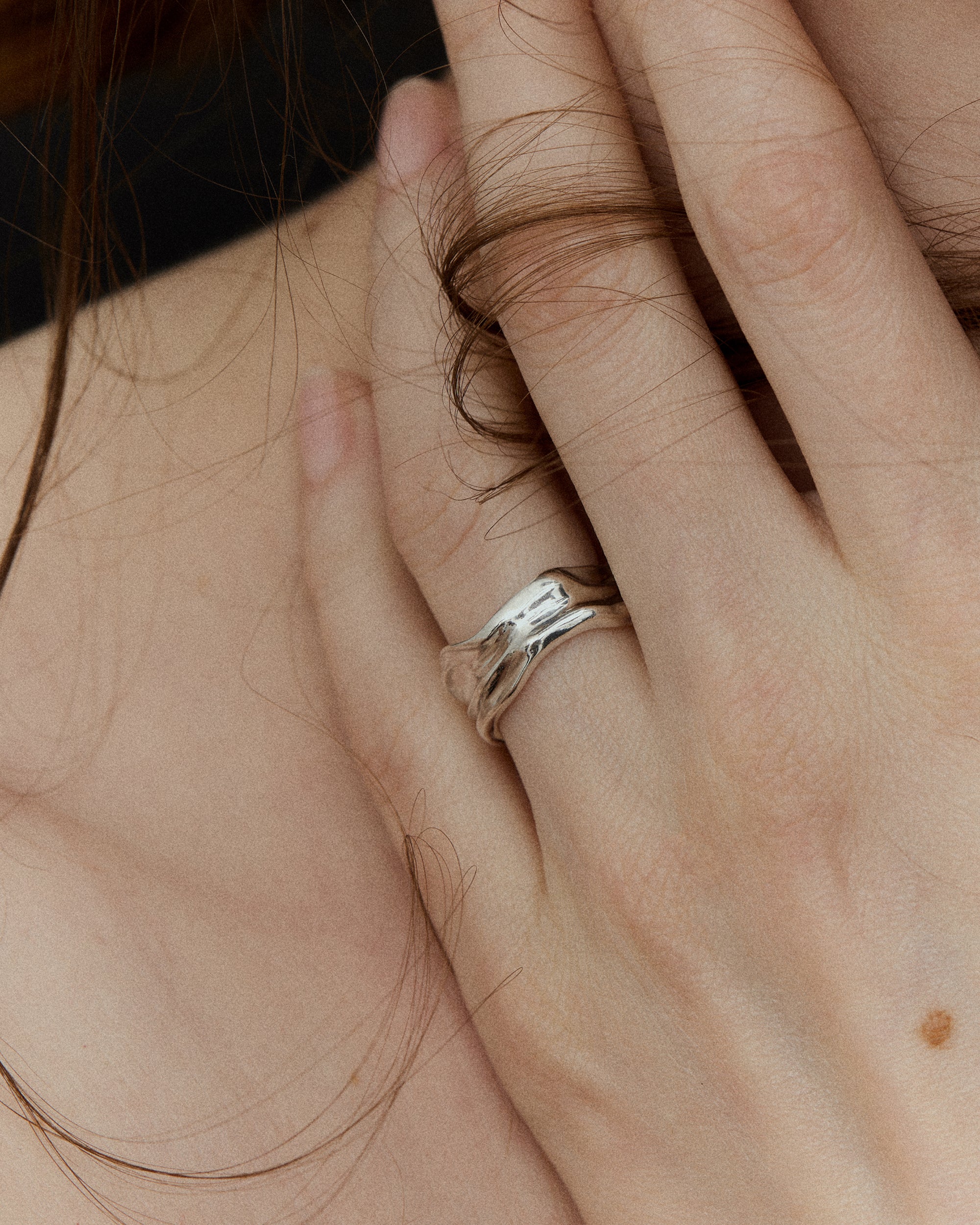 【HYERES LOR】25SS★ Triple Silver Solid Ring HYERES LOR】25SS☆ Triple Silver Solid Ring