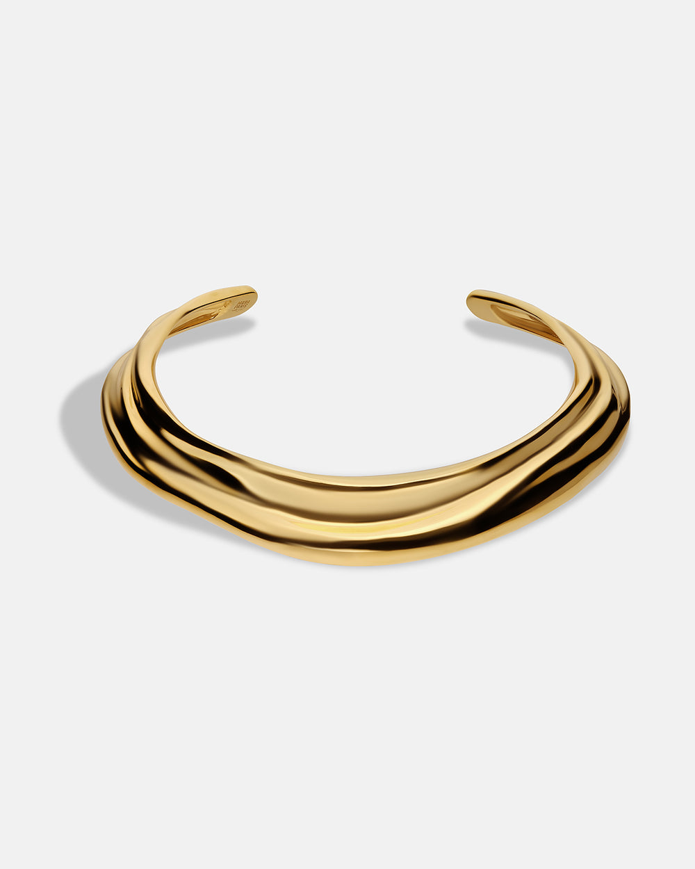 Aurora Torque Necklace in Gold Vermeil