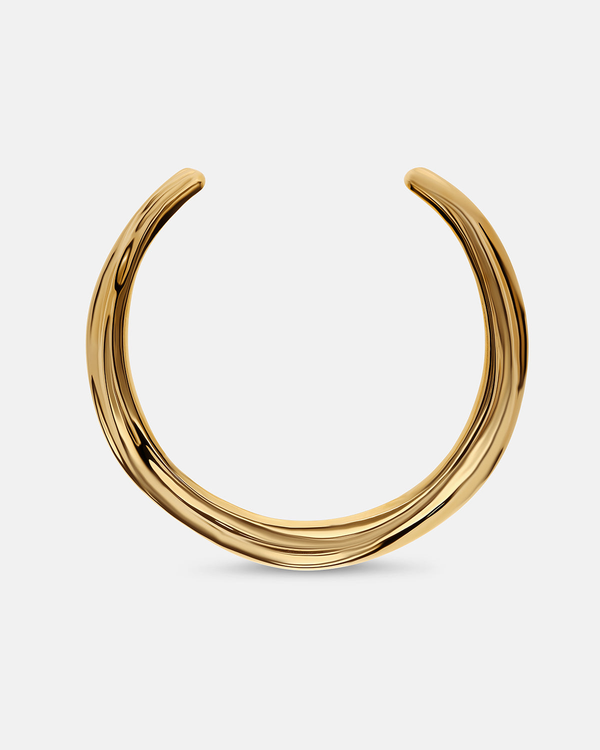 Aurora Torque Necklace in Gold Vermeil