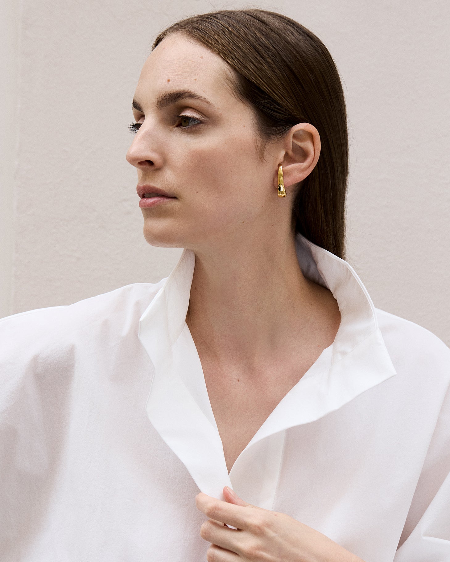 Celestial Medium Earrings In Gold Vermeil