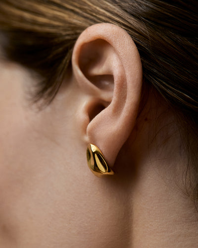 Boucles d'oreilles petites Cosmic en vermeil